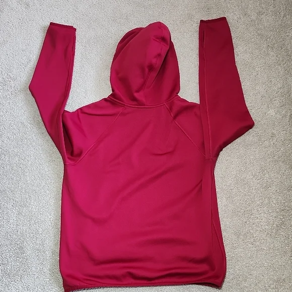Nike Red and Orange Women's Hoodie - Picture 6 of 6